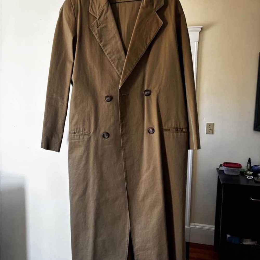 Perry Ellis Brown Trench Coat